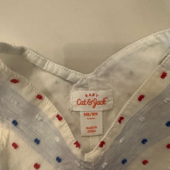 Infant girl’s 4th of July outfit. Newborn size - Picture 2 of 3